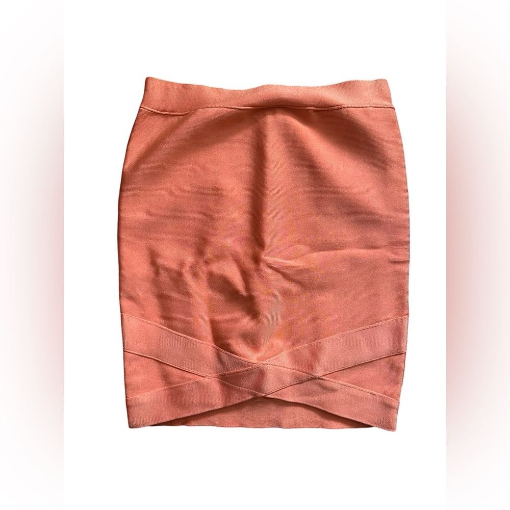 Marciano Bandage MINI Skirt Apricot Orange Women’s Size Small.
